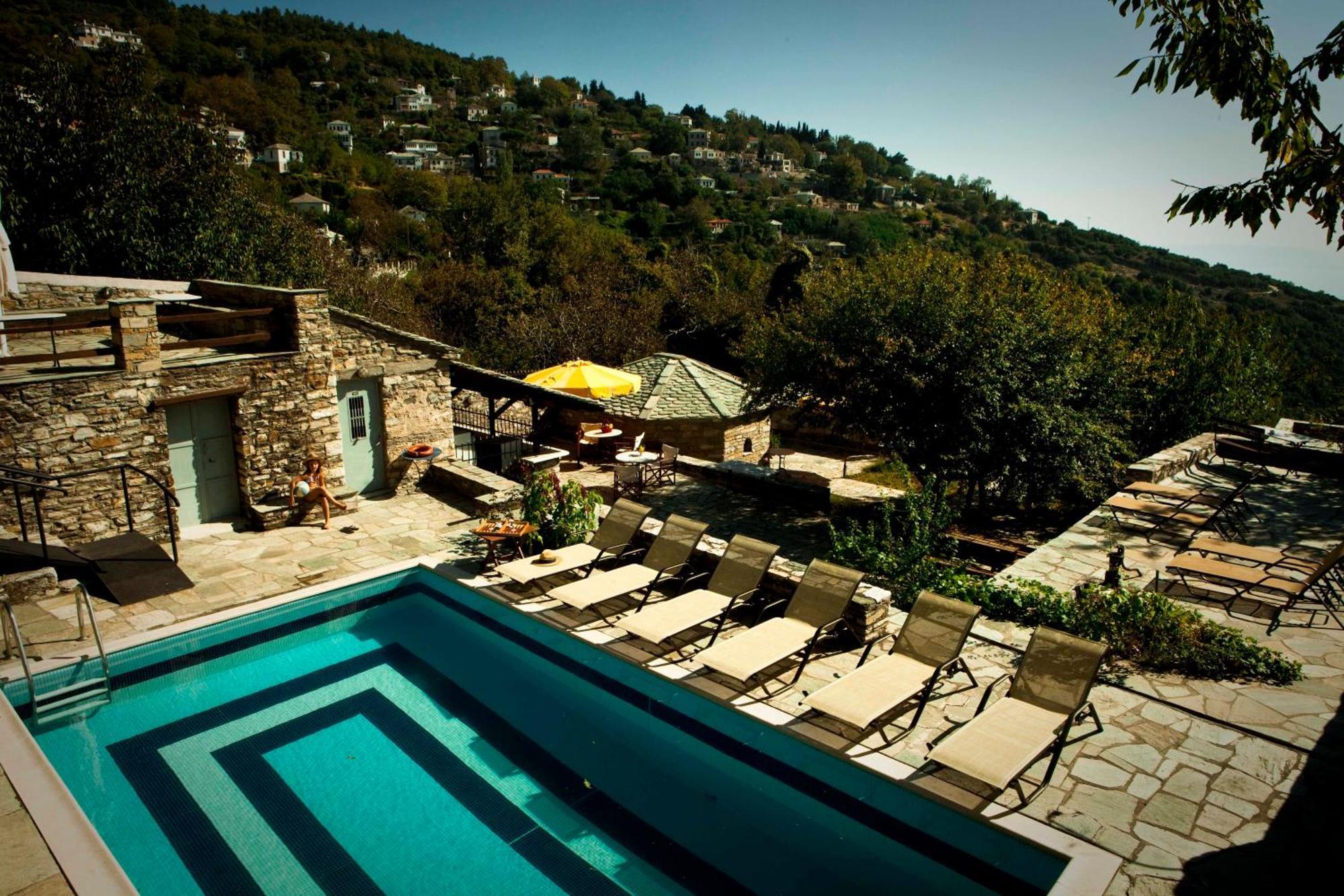 Hotel Archontiko Stathopoulou Agios Georgios Nilias Zewnętrze zdjęcie